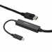 Adaptador USB C para DisplayPort Startech CDP2DPMM3MB 3 m Preto