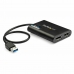 DisplayPort-Kabel USB 3.0 Startech USB32DP24K60 Svart