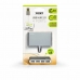 4-Port USB Hub Port Designs 900120 Sudrabains Balts/Pelēks