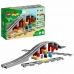 Vehicle Playset   Lego DUPLO 10872 Train rails and bridge         26 Pieces  