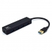 USB Centrmezgls Ewent EW1136 4 x USB 3.0 Melns