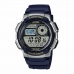 Horloge Heren Casio WORLD TIME ILLUMINATOR - 5 ALARMS, 10 YEAR BATTERY Zwart Grijs (Ø 40 mm) (Ø 43 mm)