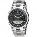 Men's Watch Casio ILLUMINATOR TELEMEMO 30 Black Silver (Ø 40 mm)