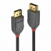 DisplayPort-Kabel LINDY 36484 Svart Svart/Grå 5 m