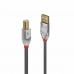 Kabel Micro USB LINDY 36643 3 m Černý Šedý (1 kusů)