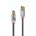 Kaapeli Micro USB LINDY 36663 3 m Musta Harmaa (1 osaa)