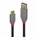 Cabo USB A para USB C LINDY 36910 50 cm Preto