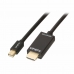 Adapter iz Mini Display Port v HDMI LINDY 36927 Črna