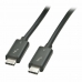 Cabo USB-C LINDY 41556 1 m