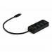 Hub USB Startech HB30C4AIB Preto