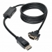 Adapter DisplayPort u VGA Eaton 1,8 m Crna