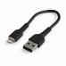 Cablu USB la Lightning Startech RUSBLTMM15CMB Negru 15 cm