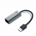 Adaptador USB para Ethernet i-Tec U3METALGLAN Preto