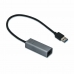 Adaptador USB para Ethernet i-Tec U3METALGLAN Preto