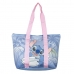 Sac de plage Stitch Bleu 100 % polyester