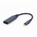 Адаптер USB-C—DisplayPort GEMBIRD A-USB3C-DPF-01 Серый 15 cm