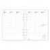 Kalendarz książkowy Finocam Open Troya 2024 Organizer Czarny 155 x 215 mm
