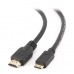 Cable Mini HDMI a Ethernet GEMBIRD CC-HDMI4C-6 100 Mbps (1,8 m) Negro 1,8 m