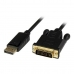 Καλώδιο DisplayPort σε DVI GEMBIRD CC-DPM-DVIM-1M Μαύρο 1 m