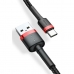 Kabel USB A naar USB C Baseus Cafule Zwart 2 m