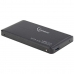 Cietā diska korpuss GEMBIRD EE2-U3S-2-S Melns Sudrabs USB USB 3.0 SATA USB 3.2 2,5