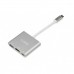 Hub USB Ibox IUH3CFT1 Wit Zilverkleurig