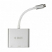 Hub USB Ibox IUH3CFT1 Branco Prateado