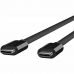 Cable Thunderbolt 3 Belkin F2CD084BT0.8MBK 80 cm Negro 0,8 m