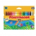 Gekleurde was Plastidecor Multicolour (12 Stuks)