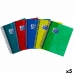 Set notitieboekjes Oxford European Book 4 Multicolour 1/8 (5 Stuks)