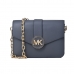 Håndtasker til damer Michael Kors 35S2GNML2L-HEATHER-GREY Grå 23 x 5 x 17 cm