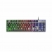 Gaming Tastatur Mars Gaming MK220ES Schwarz Schwarz/Grau Qwerty Spanisch