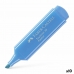 Fluorescent Marker Faber-Castell Textliner 1546 Cake Azul Océano (10 Units)