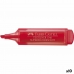 Fluorescent Marker Faber-Castell Textliner 46 Red (10 Units)