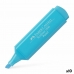 Fluorescent Marker Faber-Castell P Textliner 1546 Pastel Blue (10 Units)