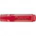 Fluorescent Marker Faber-Castell Textliner 46 Red (10 Units)