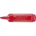 Fluorescent Marker Faber-Castell Textliner 46 Red (10 Units)