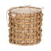 Set med kurve Beige Flødefarvet Naturlig fiber 45 x 45 x 45 cm (3 enheder)