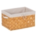 Set de basket Naturel Bois Tissu 39,5 x 30 x 24 cm (3 Unités)