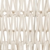 Lot de paniers Blanc Corde 45 x 35 x 36 cm (3 Pièces)