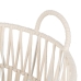 Conjunto de Cestos Branco Corda 38 x 38 x 32 cm (3 Peças)