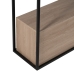 Console Nero Naturale Ferro Legno MDF 122,5 x 22,5 x 75 cm