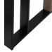 Console Nero Naturale Ferro Legno MDF 110 x 30 x 75 cm