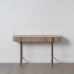 Console Dorato Naturale Ferro Legno MDF 120 x 40 x 73 cm