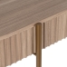 Consola Dorado Natural Hierro Madera MDF 120 x 40 x 73 cm