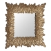 Wall mirror Golden 74 x 7,5 x 74 cm