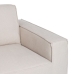 Sofa Schwarz Creme Nylon Polyester 175 x 86 x 81 cm