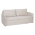 Sofa Beige Polyester Lin 210 x 93 x 95 cm