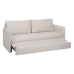 Sofa Beige Polyester Leinen 210 x 93 x 95 cm