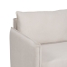 Soffa Beige Polyester linne 210 x 93 x 95 cm